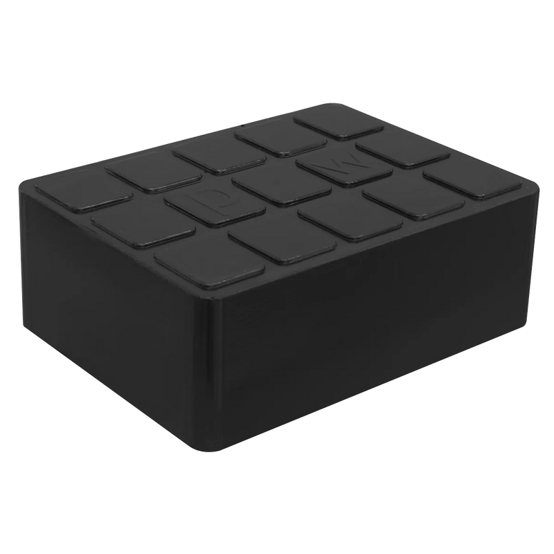Sealey Viking Rubber Support Block for Jacking Beams 60mm - 4 Tonne Capacity