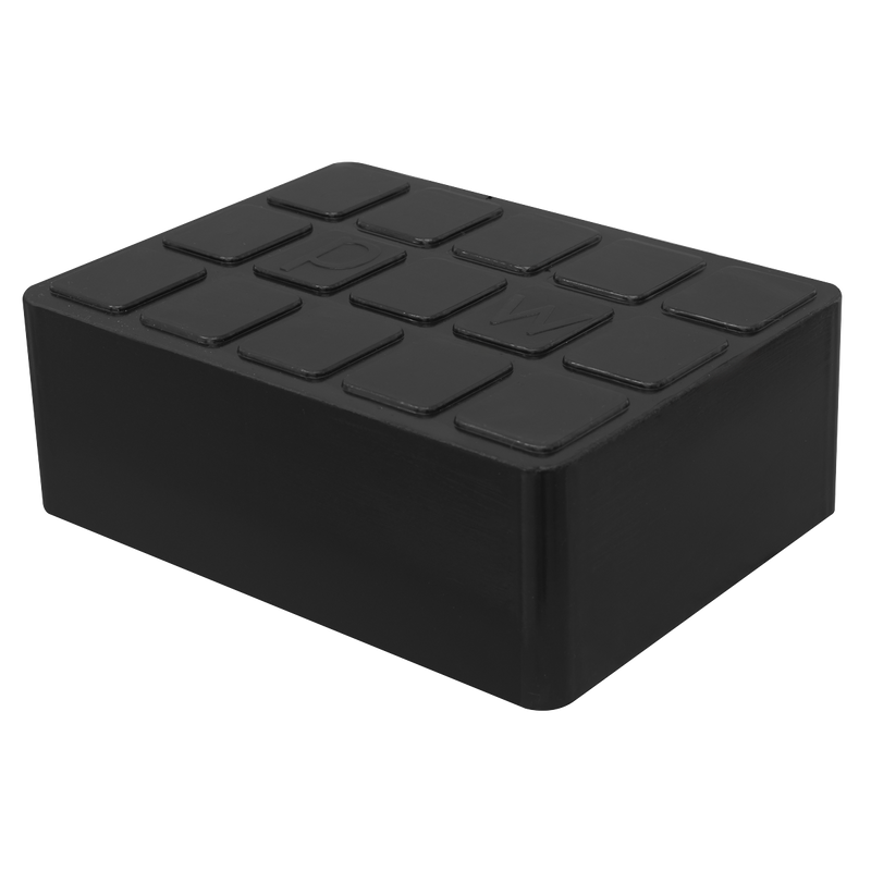 Sealey Viking Rubber Support Block for Jacking Beams 60mm - 4 Tonne Capacity