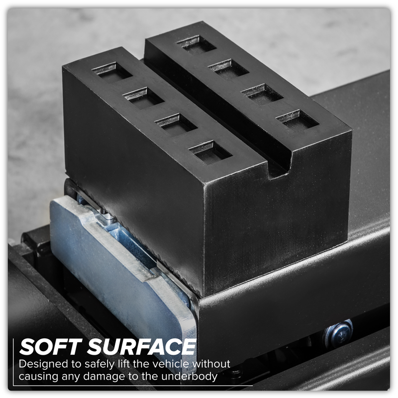 Sealey Viking Slotted Rubber Support Block 80mm 4 Tonne Capacity