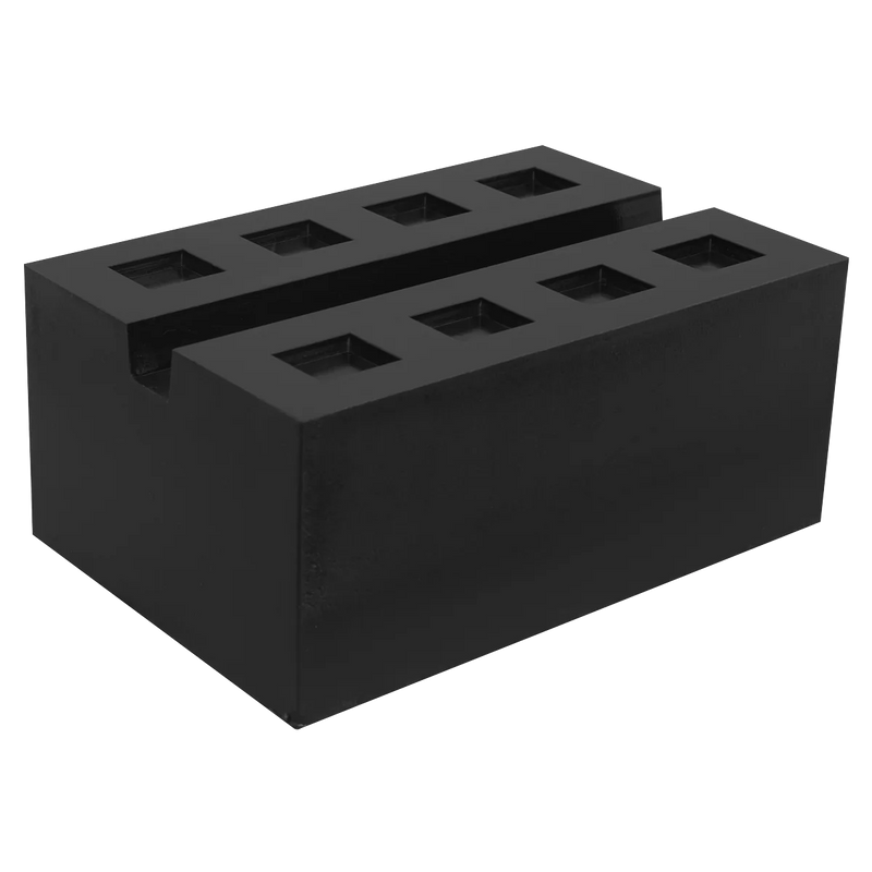 Sealey Viking Slotted Rubber Support Block 80mm 4 Tonne Capacity