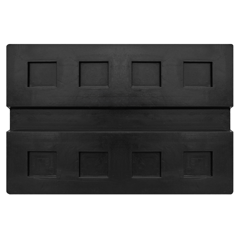 Sealey Viking Slotted Rubber Support Block 80mm 4 Tonne Capacity