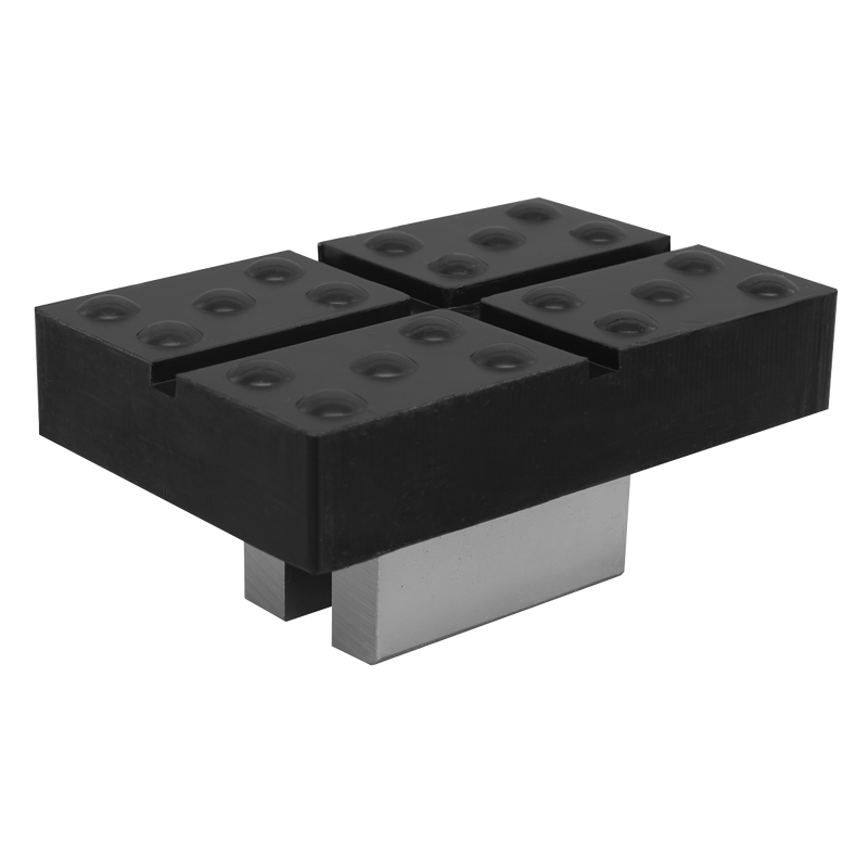 Sealey Viking Cross Slotted Rubber Support 82mm 3 Tonne