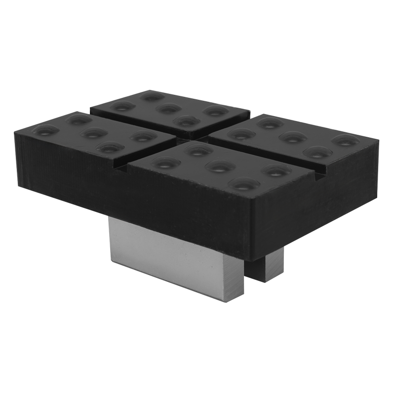 Sealey Viking Cross Slotted Rubber Support 82mm 3 Tonne