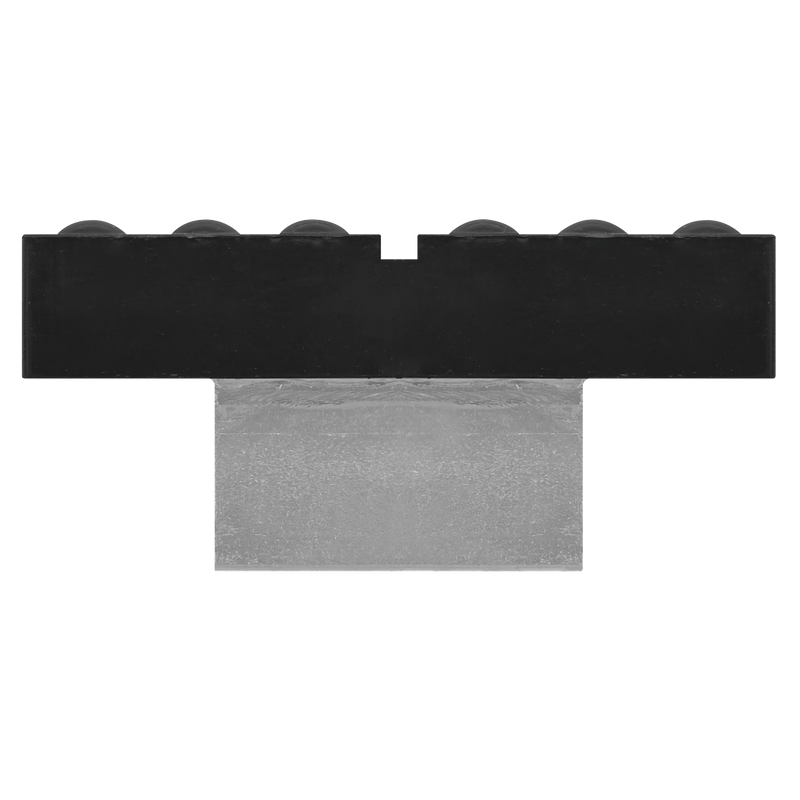 Sealey Viking Cross Slotted Rubber Support 82mm 3 Tonne