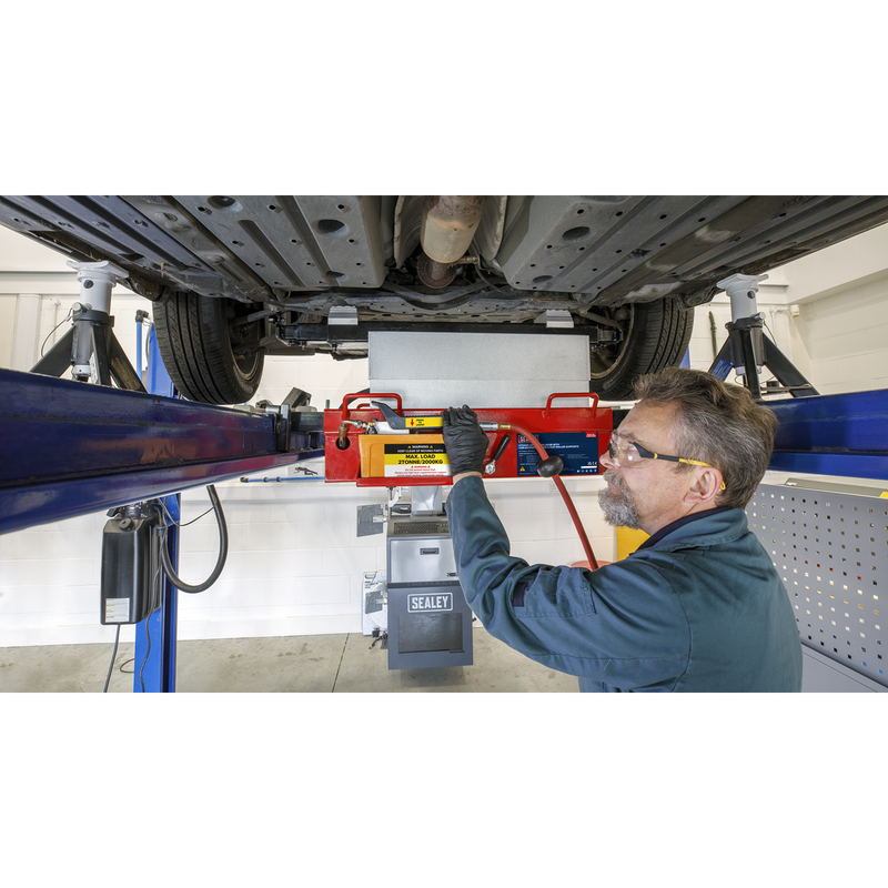 Sealey Air Jacking Beam 2 Tonne with Arm Extenders
