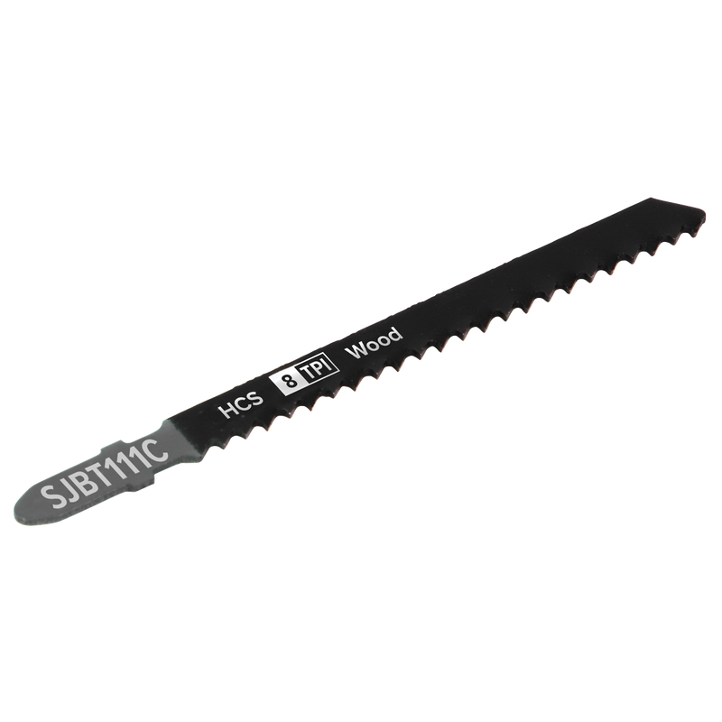 Sealey Jigsaw Blade 100mm 8tpi HCS - Pack of 5