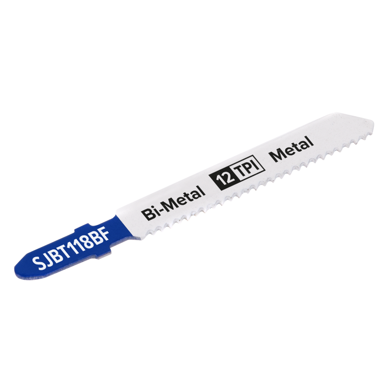 Sealey Jigsaw Blade for Metal 75mm 12tpi - Pack of 5