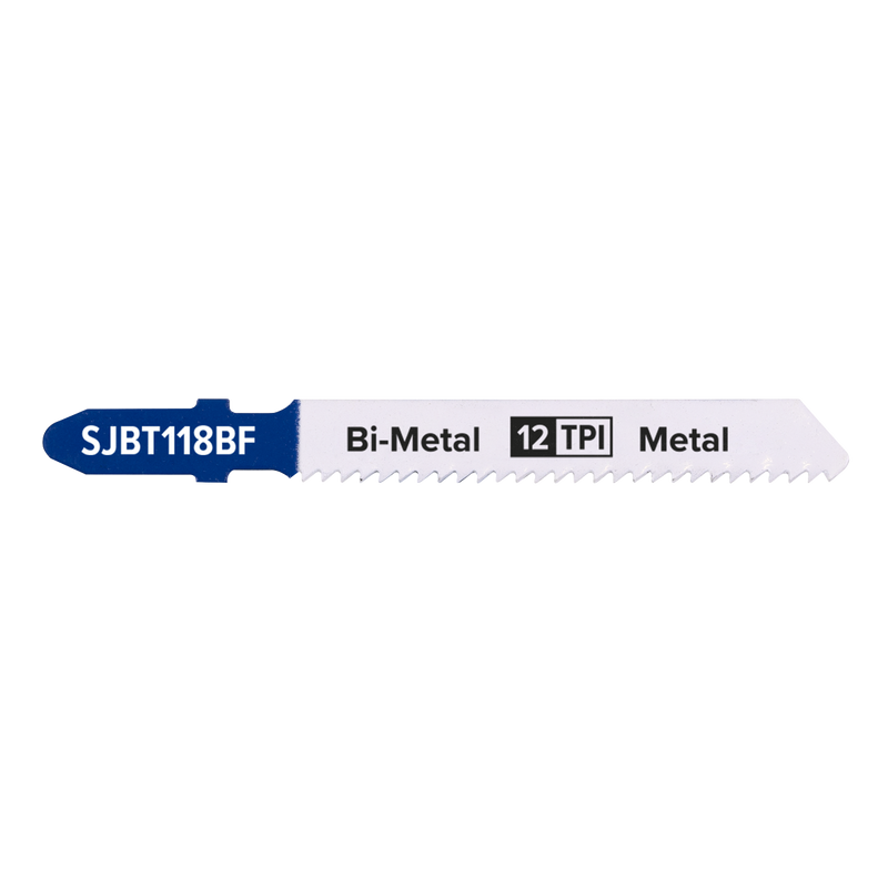 Sealey Jigsaw Blade for Metal 75mm 12tpi - Pack of 5