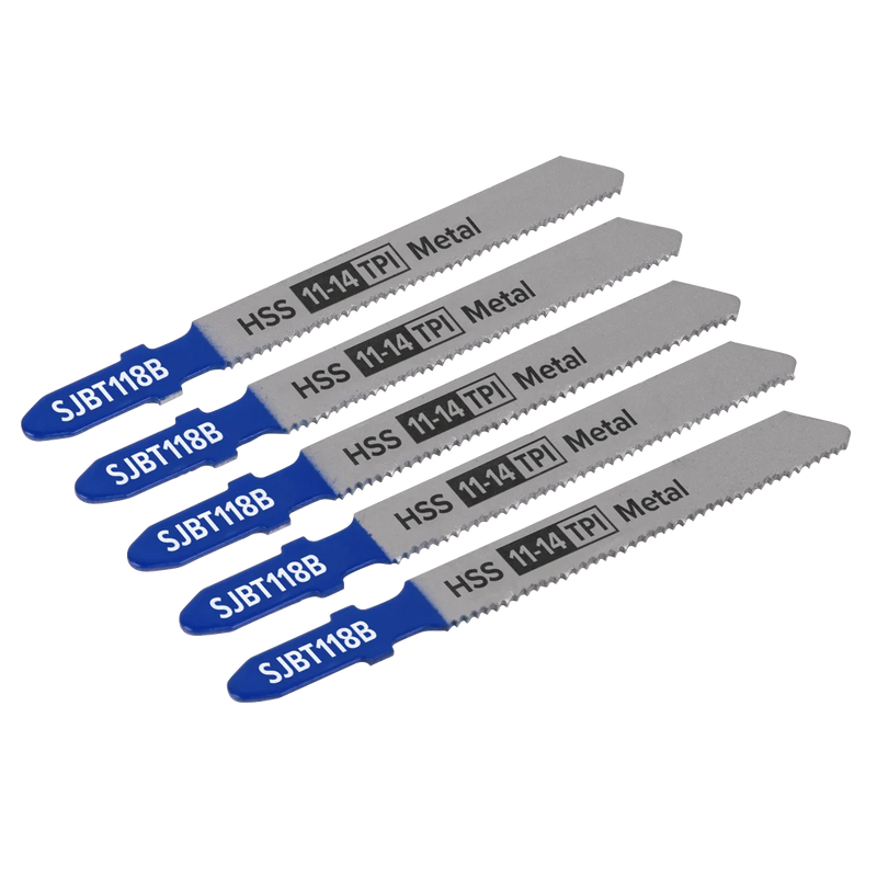 Sealey Jigsaw Blade for Metal 92mm 11-14tpi - Pack of 5