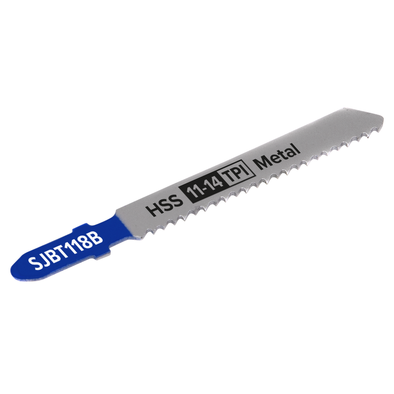 Sealey Jigsaw Blade for Metal 92mm 11-14tpi - Pack of 5