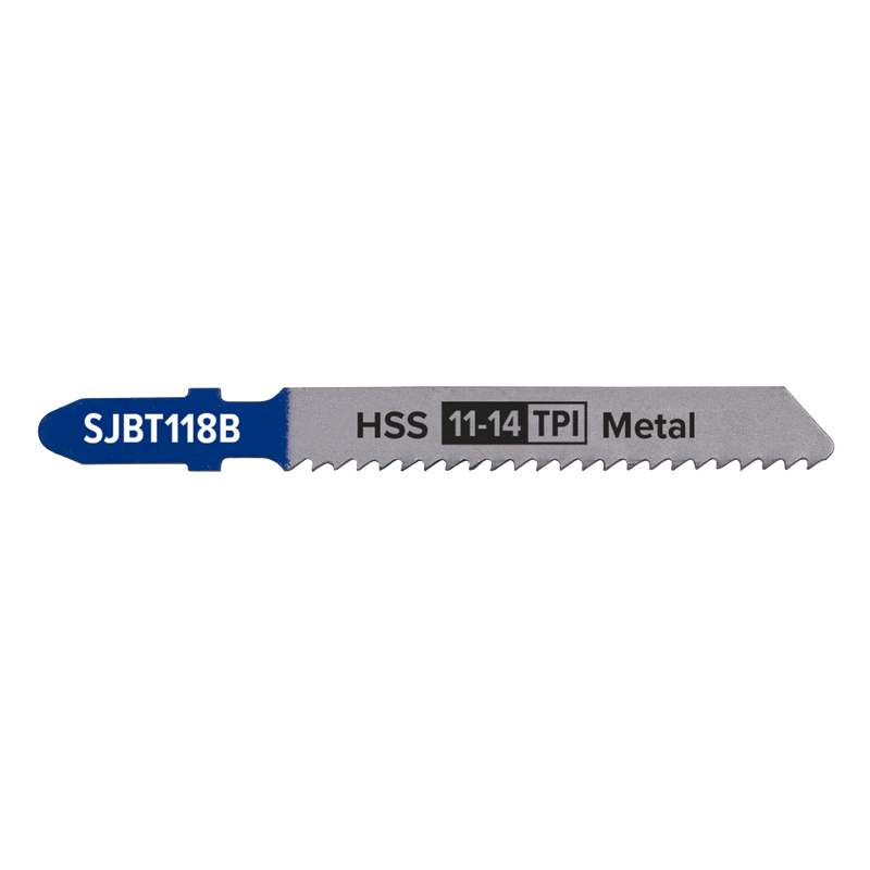 Sealey Jigsaw Blade for Metal 92mm 11-14tpi - Pack of 5