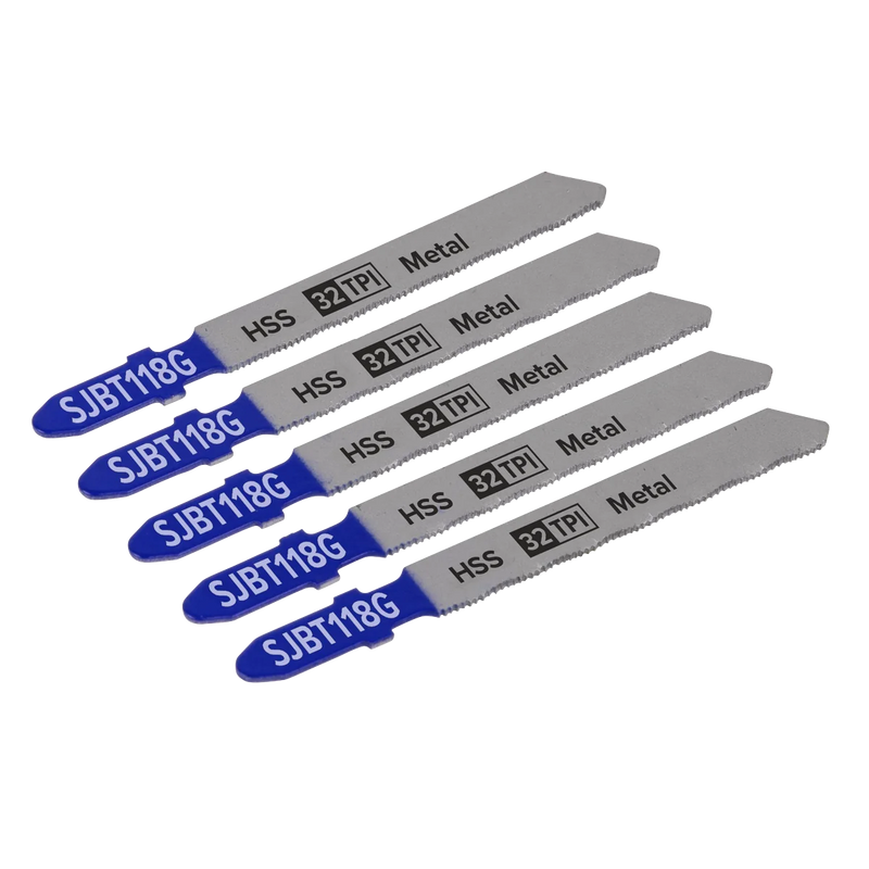 Sealey Jigsaw Blade for Metal 75mm 32tpi - Pack of 5