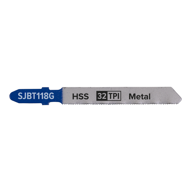 Sealey Jigsaw Blade for Metal 75mm 32tpi - Pack of 5