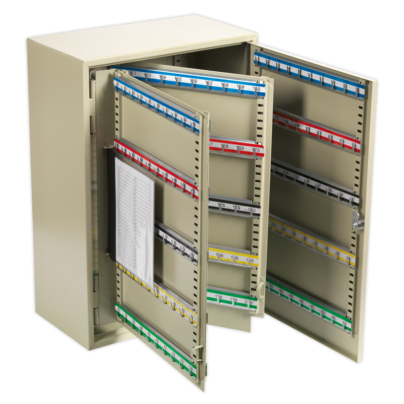 Sealey SKC300 Key Cabinet 300 Capacity Steel Storage 375x205x550mm