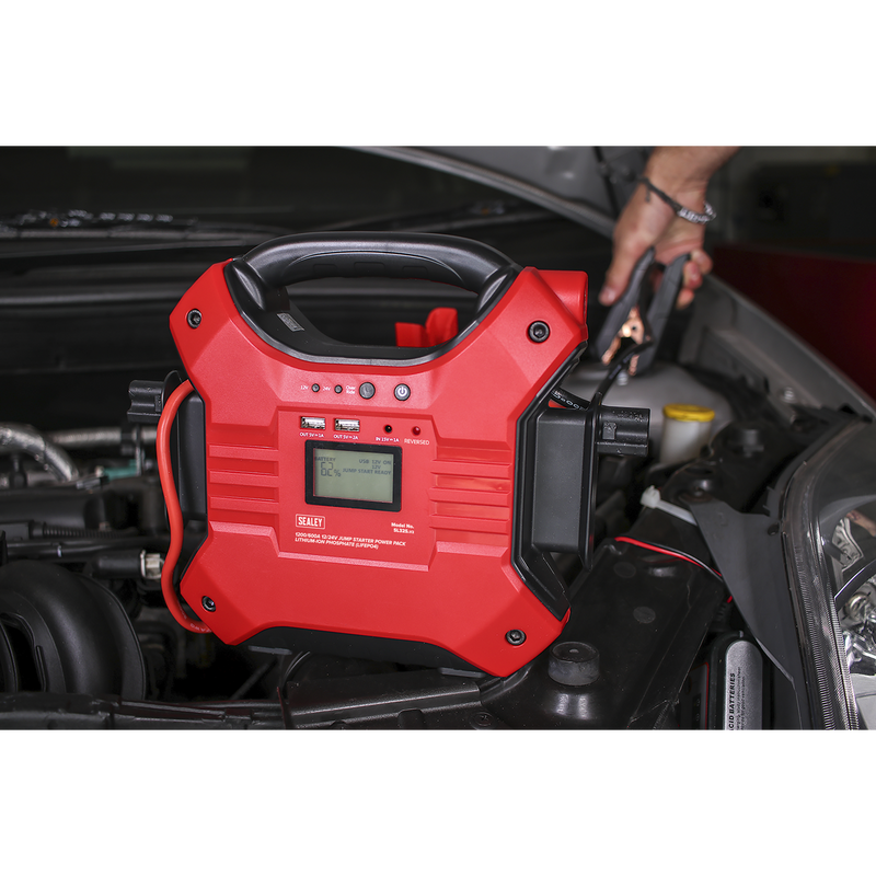 Sealey 12/24V Jump Starter Power Pack SL32S 1200A Lithium-ion