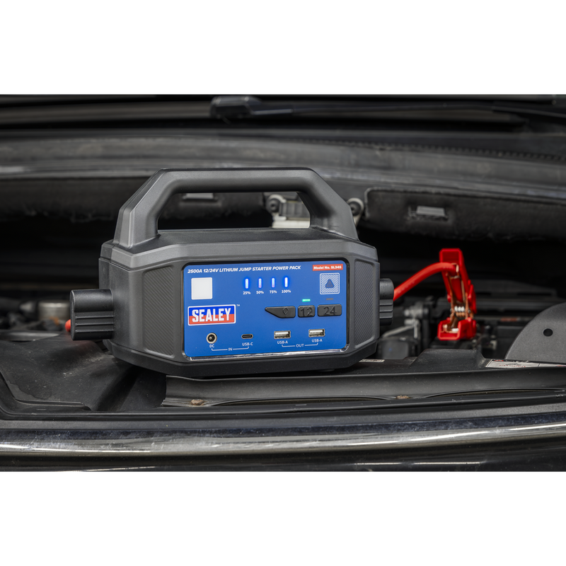 Sealey 12/24V Jump Starter Power Pack 2500A