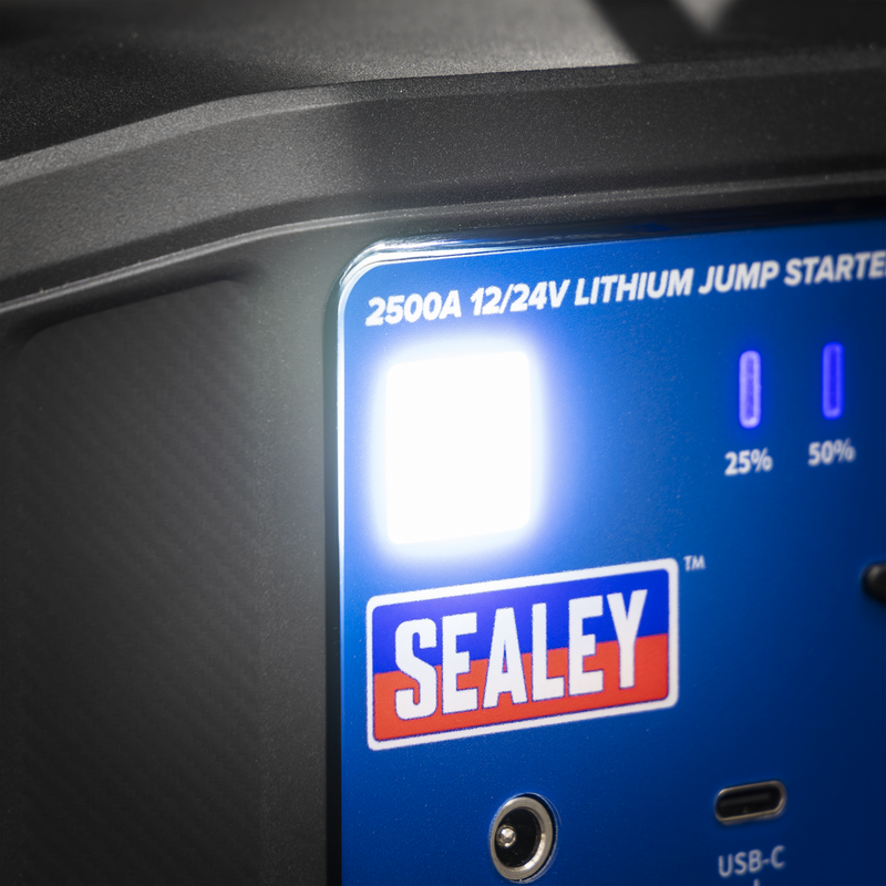 Sealey 12/24V Jump Starter Power Pack 2500A