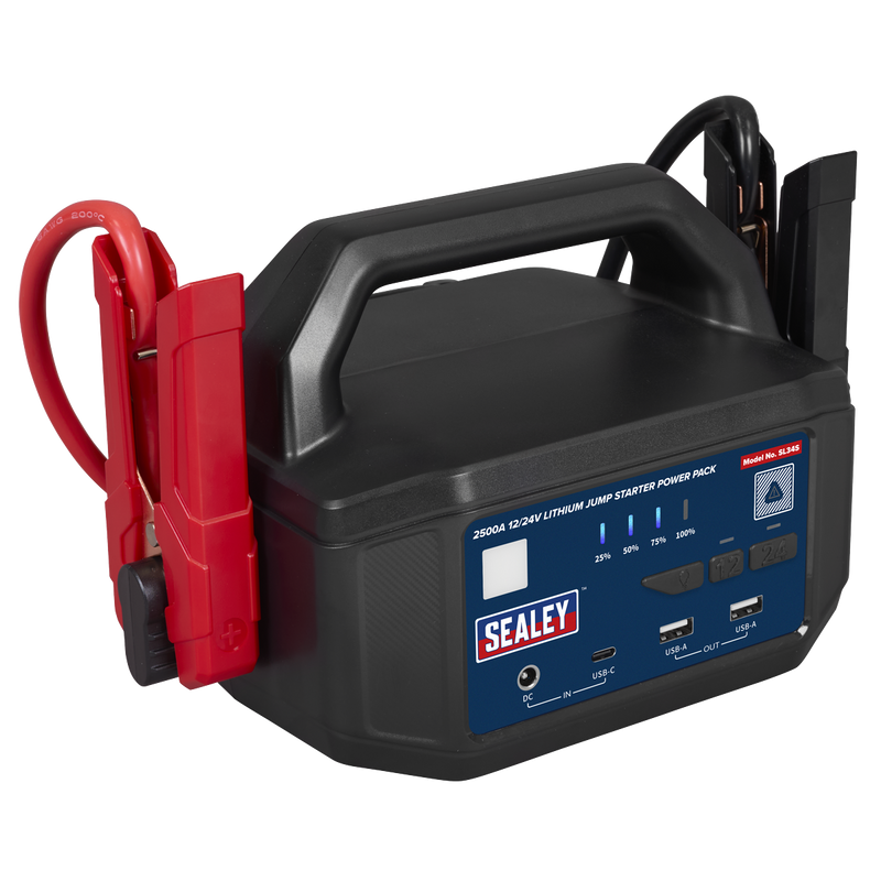 Sealey 12/24V Jump Starter Power Pack 2500A