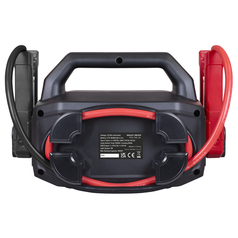 Sealey 12/24V Jump Starter Power Pack 2500A