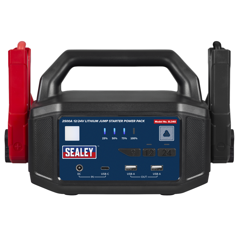Sealey 12/24V Jump Starter Power Pack 2500A