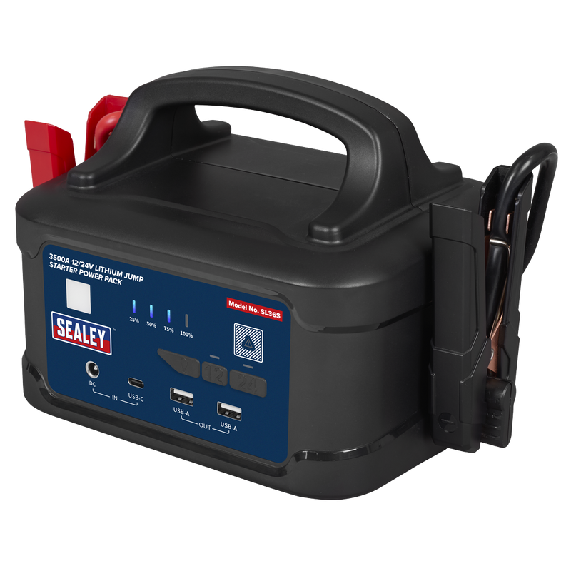Sealey 3500A 12/24V Lithium Jump Starter Power Pack