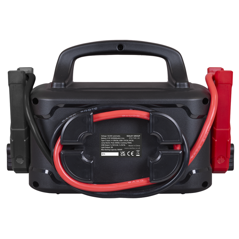 Sealey 3500A 12/24V Lithium Jump Starter Power Pack