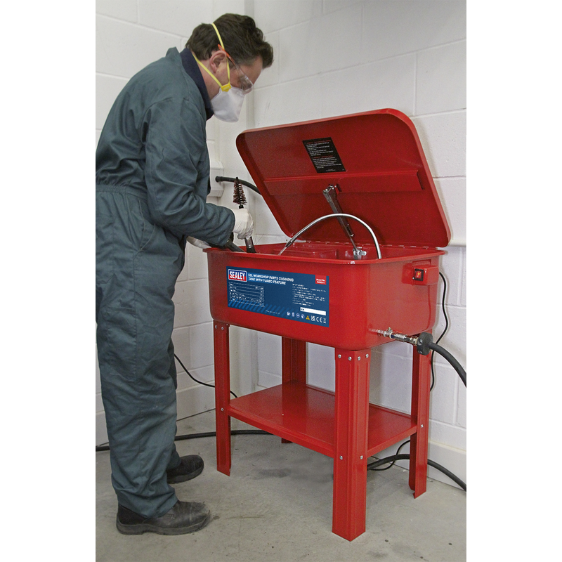 Sealey Parts Washer SM20 50L with Turbo Feature