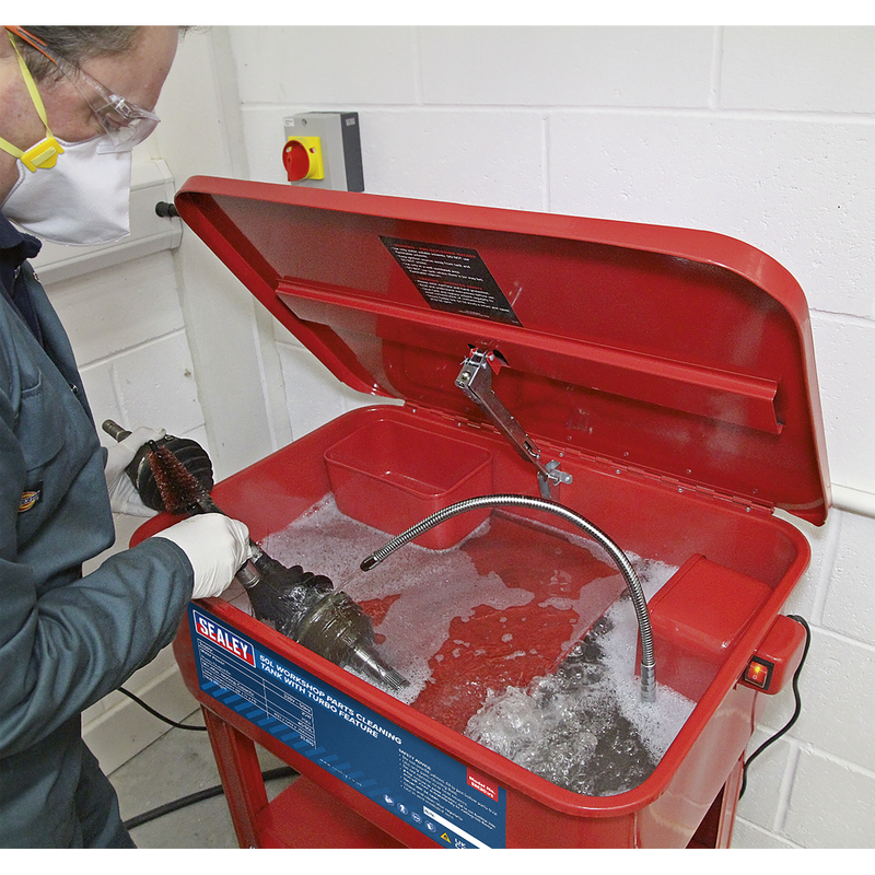 Sealey Parts Washer SM20 50L with Turbo Feature