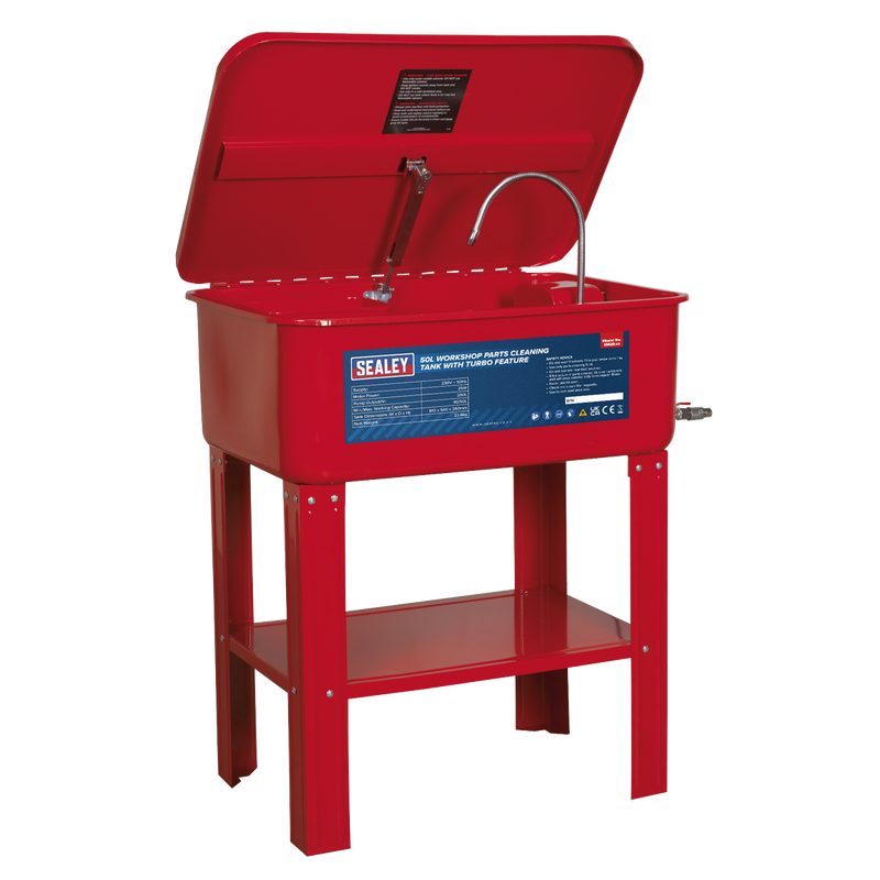 Sealey Parts Washer SM20 50L with Turbo Feature