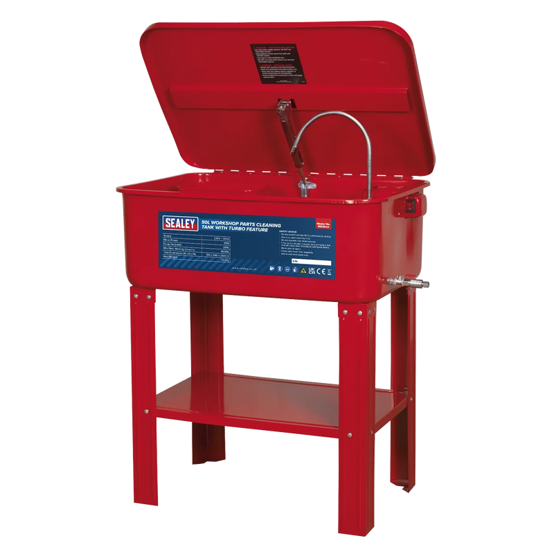 Sealey Parts Washer SM20 50L with Turbo Feature