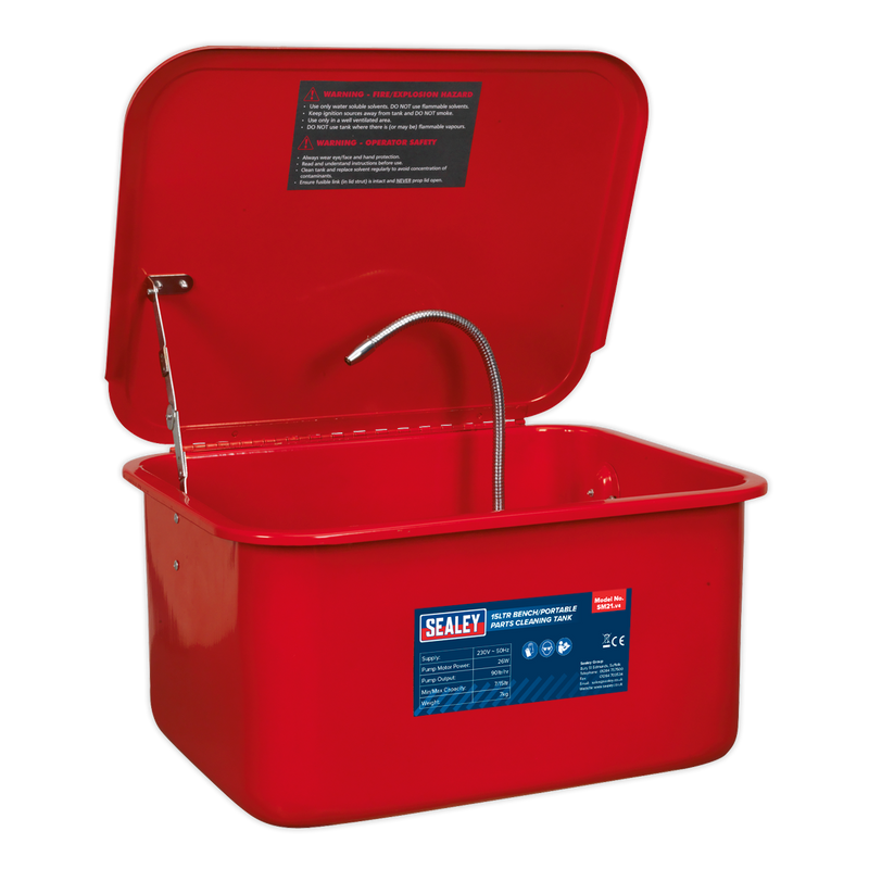 Sealey Bench Parts Washer 15L Model SM21