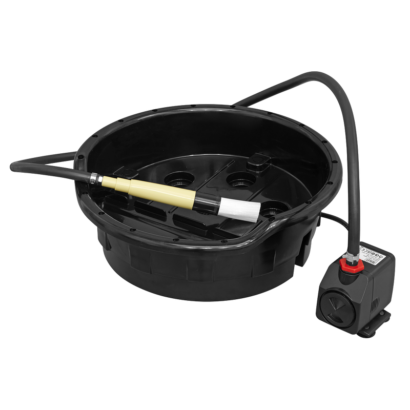Sealey Portable Parts Washer Bucket SM220 14L with Brush
