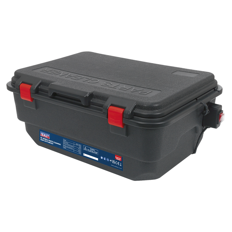 Sealey Mobile Parts Cleaning Tank 16L with Brush
