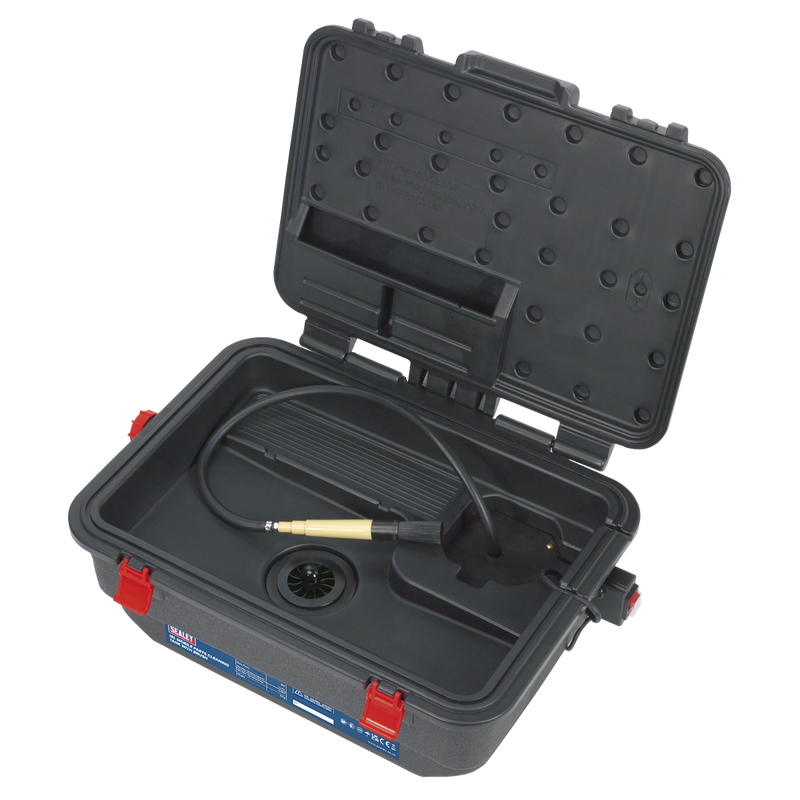Sealey Mobile Parts Cleaning Tank 16L with Brush
