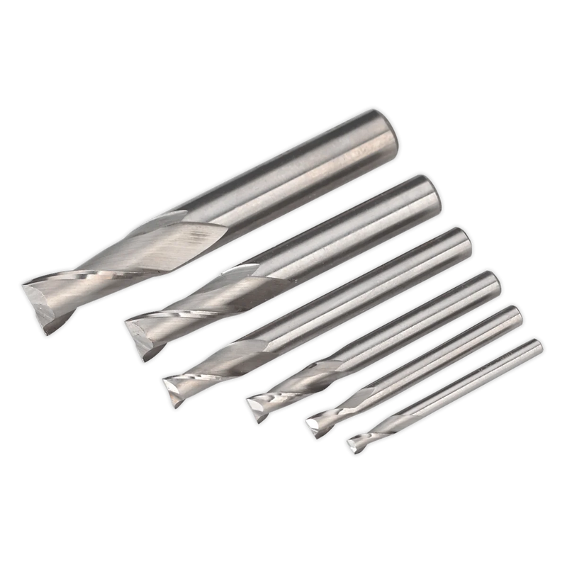 Sealey HSS End Mill Set SM2503EMSET Ø3-10mm