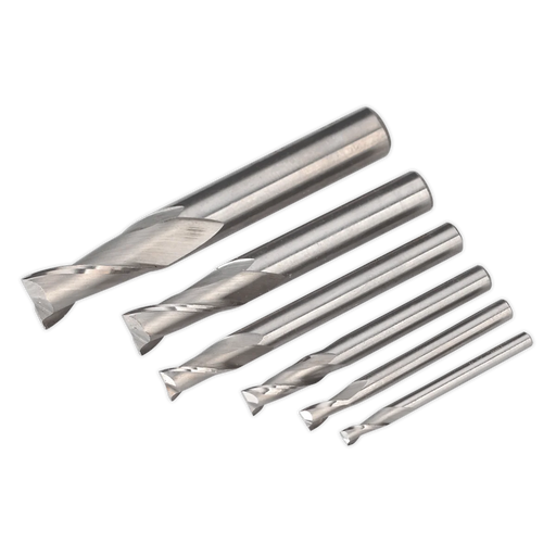 Sealey HSS End Mill Set SM2503EMSET Ø3-10mm