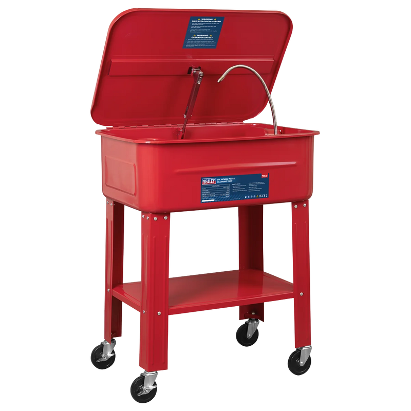 Sealey Mobile Parts Washer 50L Motor Power 13W