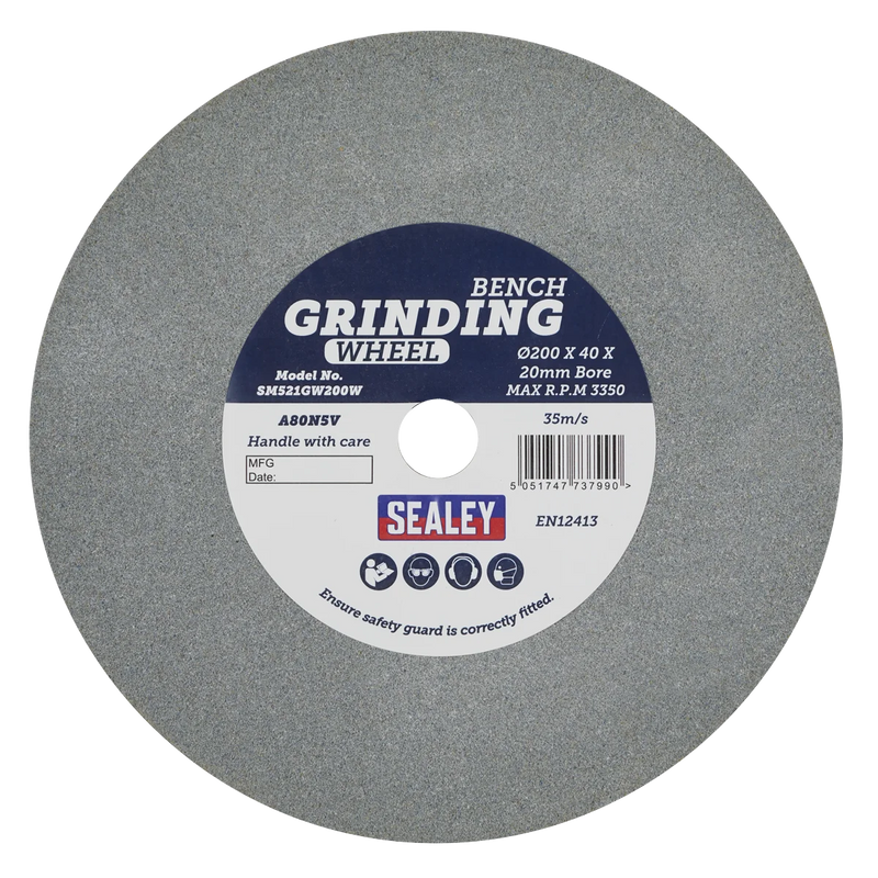 Sealey Wet Stone Wheel SM521 200mm Ø200 x 40mm