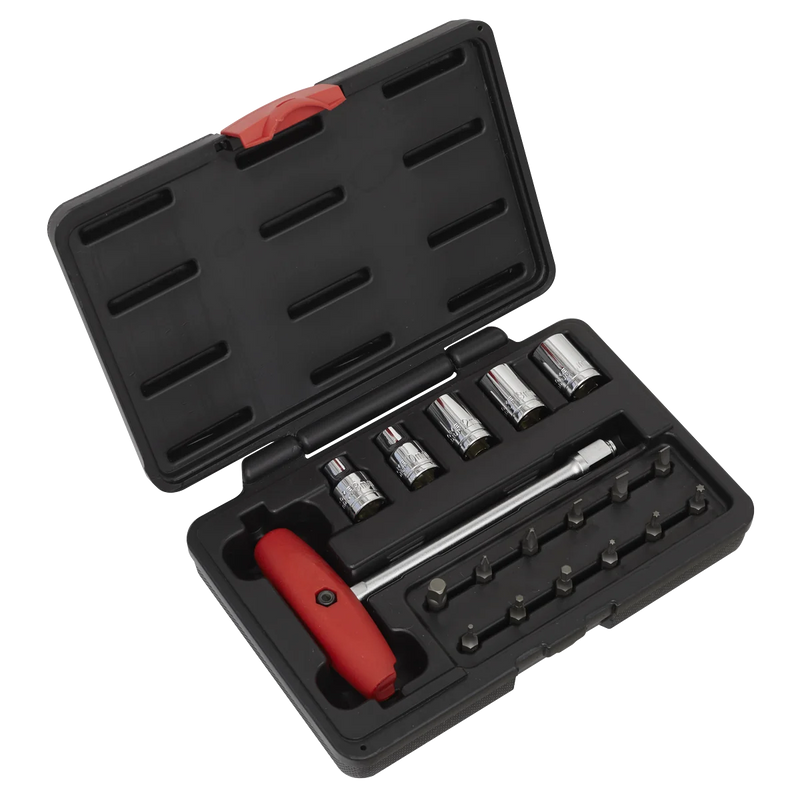 Sealey Socket & JIS Bit Set 18 Piece SMC31 - Compact Tool Kit