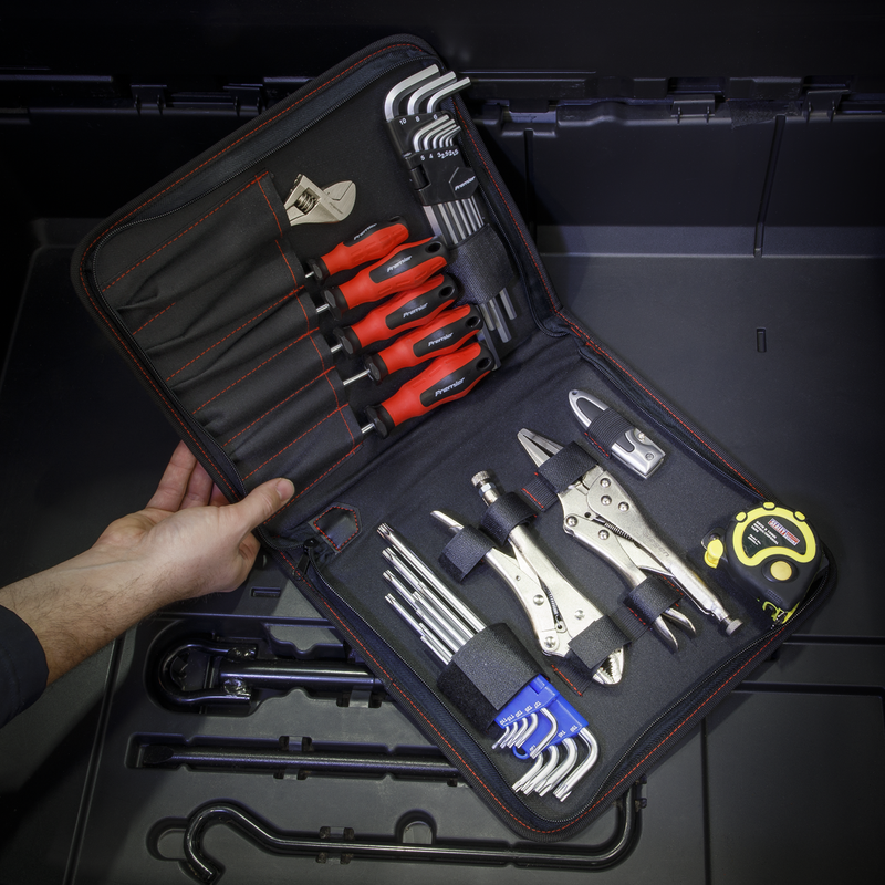 Sealey Zipped Tool Pouch 6-Pocket 310x50x265mm