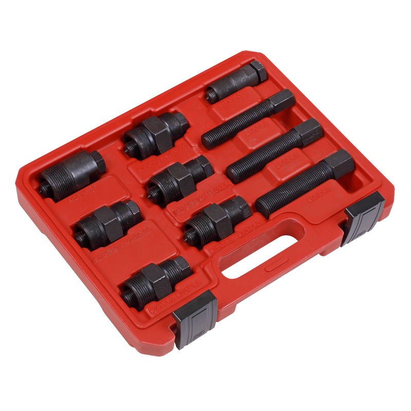 Sealey Motorcycle Flywheel Puller Set 10 Piece M14-M28 Thread Sizes