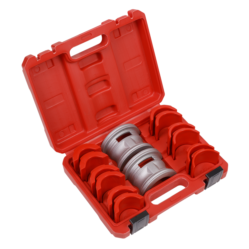 Sealey Fork Seal Driver Kit SMC49 - 6 Inserts for Ø35-50mm