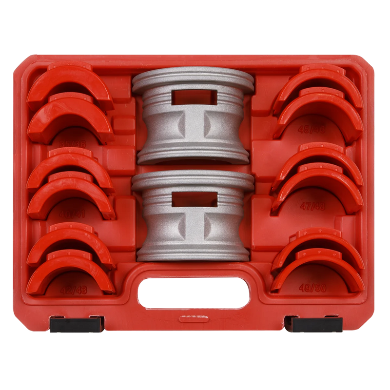 Sealey Fork Seal Driver Kit SMC49 - 6 Inserts for Ø35-50mm