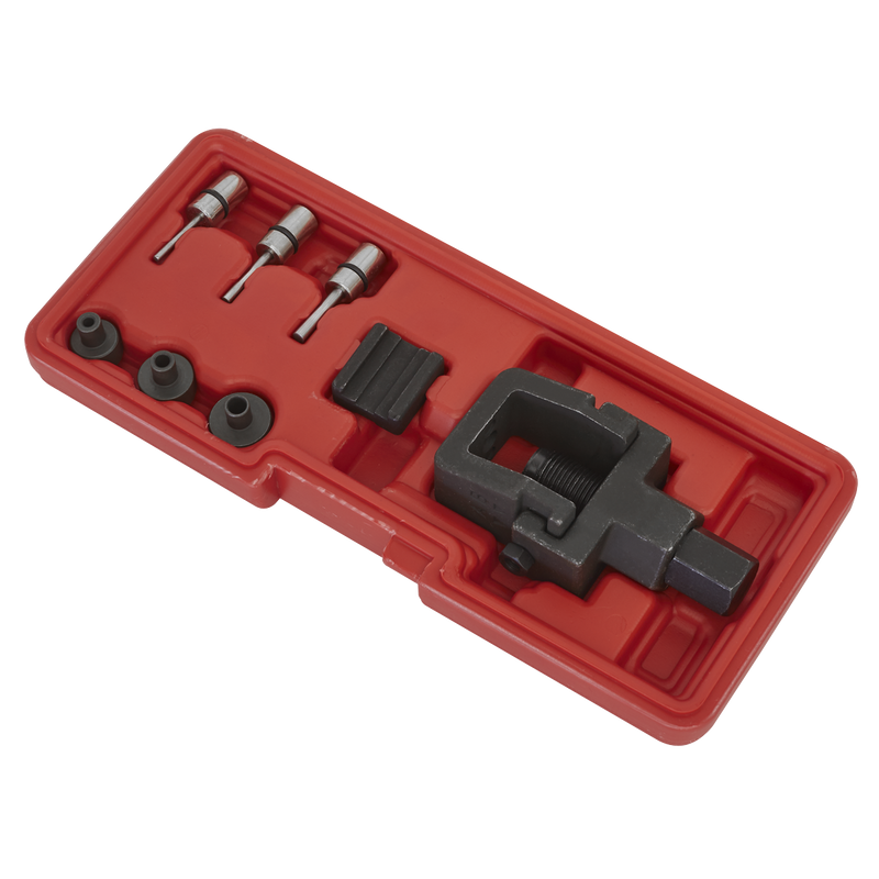 Sealey Heavy-Duty Motorcycle Chain Splitter & Riveting Tool Set SMC4