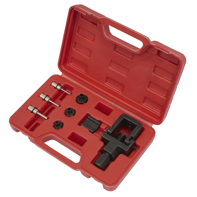Sealey Heavy-Duty Motorcycle Chain Splitter & Riveting Tool Set SMC4