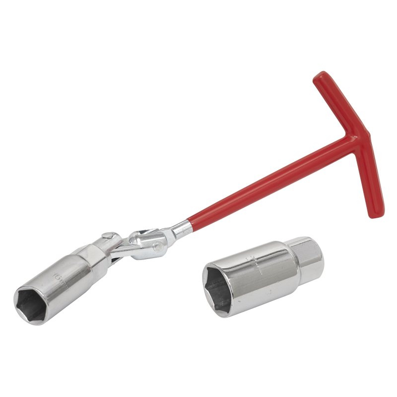 Sealey Spark Plug T-Bar Wrench 16/21mm Chrome Vanadium