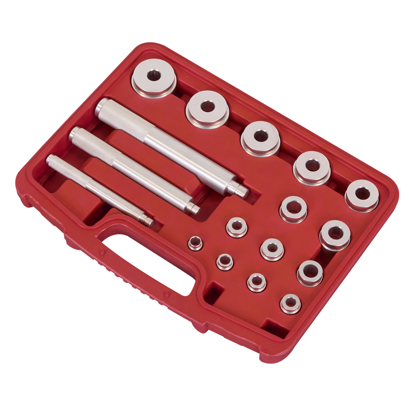 Sealey Bearing & Seals Installation Kit SMC58 - 14 Adaptor Sizes