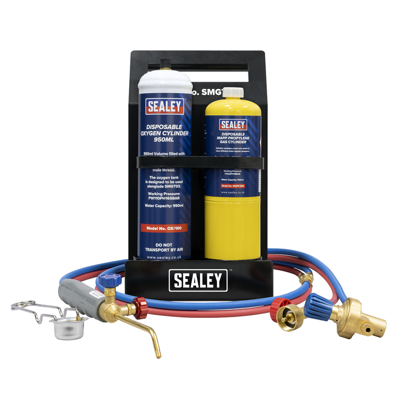 Sealey MAPP Gas & Oxygen Brazing Kit Model SMGT03 2.3kg