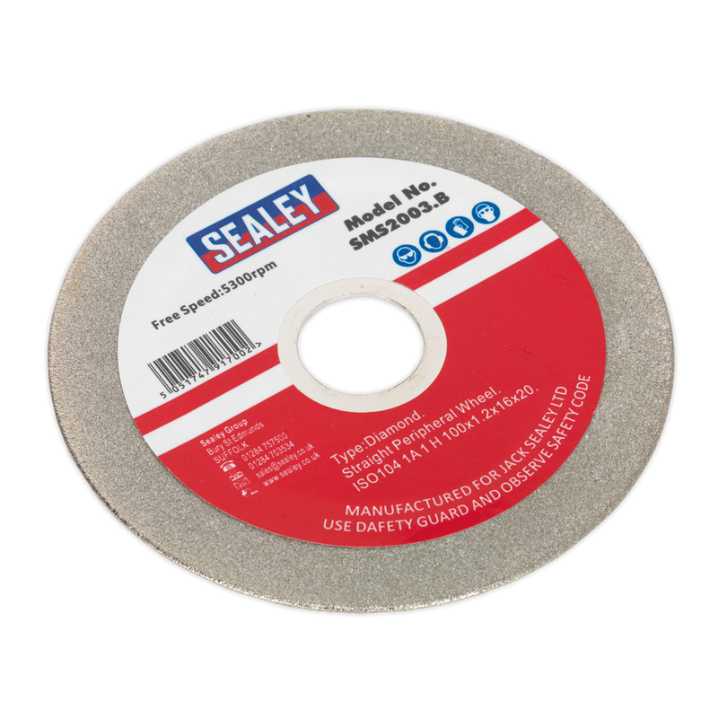 Sealey Diamond Coated Grinding Disc SMS2003 Ø100mm