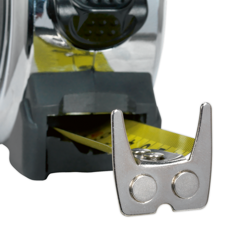 Sealey Premier Tape Measure 5m (16ft) SMT5P Chrome Body